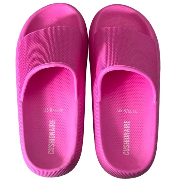 Cushionaire Feather Cloud Slide in Hot Pink - Size 8 (38) - Picture 3 of 6